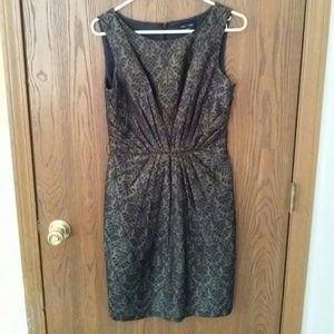 Black with gold size 6 dress